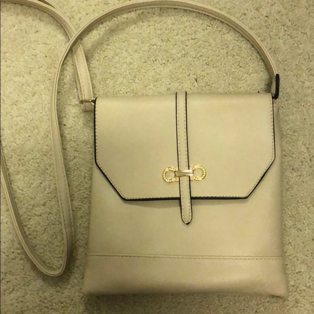 Cream Crossbody Purse